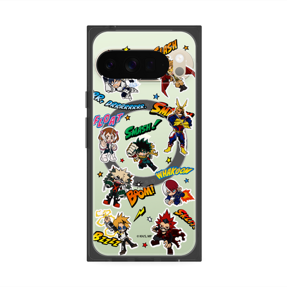 プレミアムスクエアケース with Pixelsnap［ 僕のヒーローアカデミア - アメコミ ］