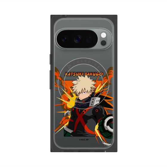 プレミアムスクエアケース with Pixelsnap［ 僕のヒーローアカデミア - ポップ - 爆豪 勝己 ］