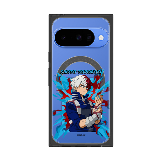 プレミアムスクエアケース with Pixelsnap［ 僕のヒーローアカデミア - ポップ - 轟 焦凍 ］