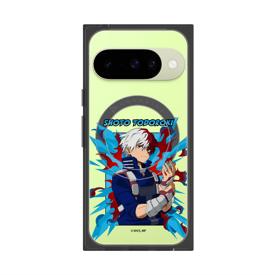 プレミアムスクエアケース with Pixelsnap［ 僕のヒーローアカデミア - ポップ - 轟 焦凍 ］