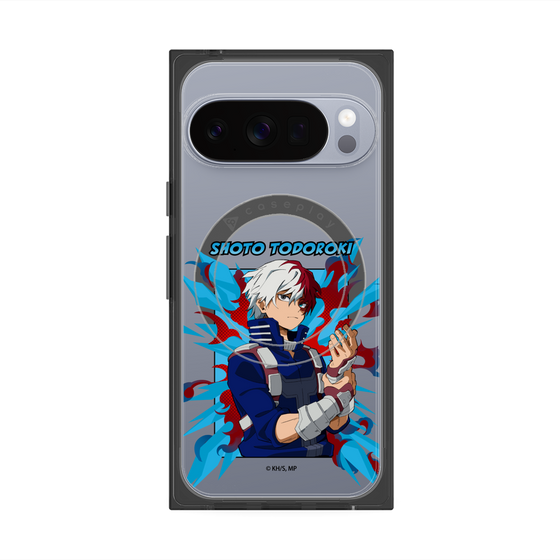 プレミアムスクエアケース with Pixelsnap［ 僕のヒーローアカデミア - ポップ - 轟 焦凍 ］