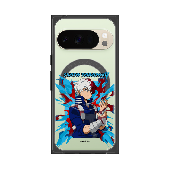 プレミアムスクエアケース with Pixelsnap［ 僕のヒーローアカデミア - ポップ - 轟 焦凍 ］