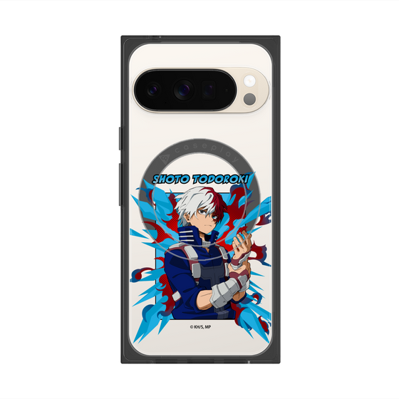 プレミアムスクエアケース with Pixelsnap［ 僕のヒーローアカデミア - ポップ - 轟 焦凍 ］