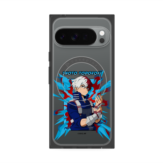 プレミアムスクエアケース with Pixelsnap［ 僕のヒーローアカデミア - ポップ - 轟 焦凍 ］