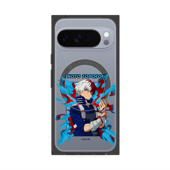 プレミアムスクエアケース with Pixelsnap［ 僕のヒーローアカデミア - ポップ - 轟 焦凍 ］