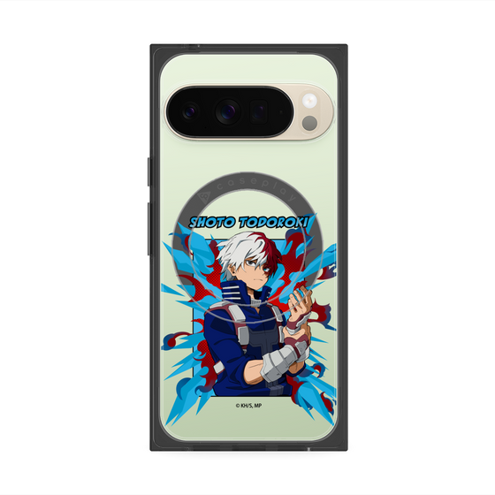 プレミアムスクエアケース with Pixelsnap［ 僕のヒーローアカデミア - ポップ - 轟 焦凍 ］