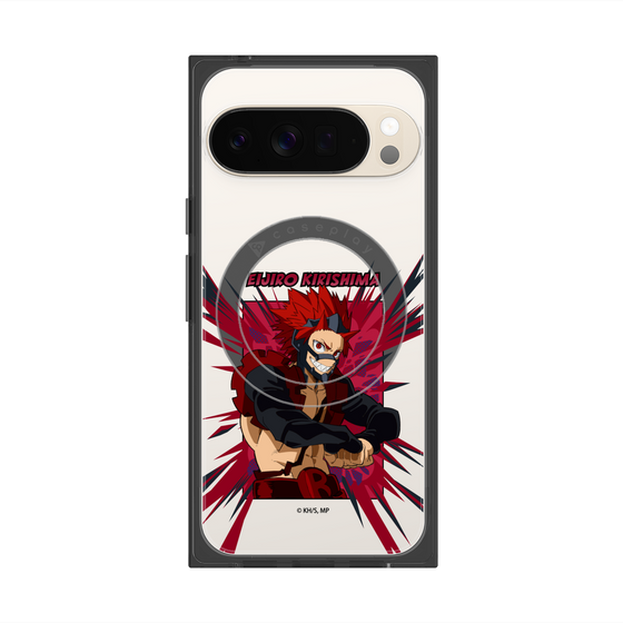 プレミアムスクエアケース with Pixelsnap［ 僕のヒーローアカデミア - ポップ - 切島 鋭児郎 ］