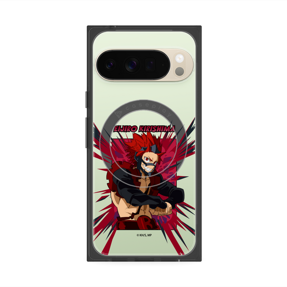 プレミアムスクエアケース with Pixelsnap［ 僕のヒーローアカデミア - ポップ - 切島 鋭児郎 ］