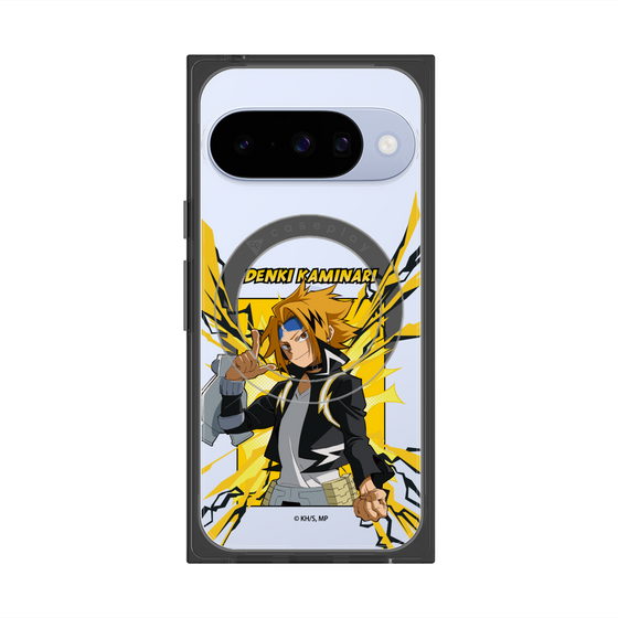 プレミアムスクエアケース with Pixelsnap［ 僕のヒーローアカデミア - ポップ - 上鳴 電気 ］