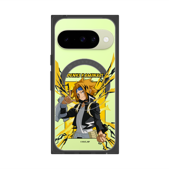 プレミアムスクエアケース with Pixelsnap［ 僕のヒーローアカデミア - ポップ - 上鳴 電気 ］