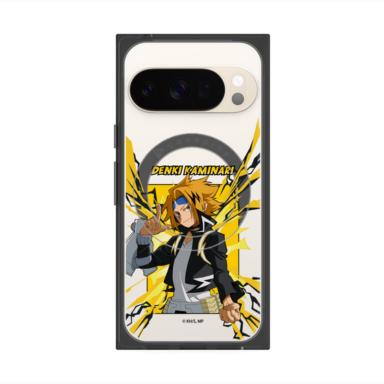 プレミアムスクエアケース with Pixelsnap［ 僕のヒーローアカデミア - ポップ - 上鳴 電気 ］