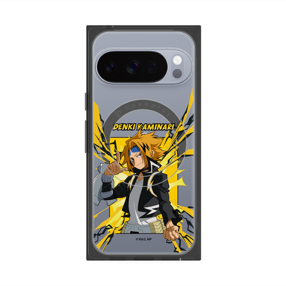 プレミアムスクエアケース with Pixelsnap［ 僕のヒーローアカデミア - ポップ - 上鳴 電気 ］