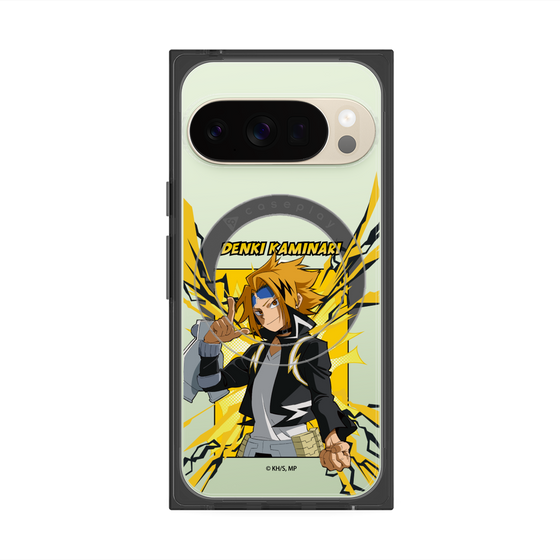 プレミアムスクエアケース with Pixelsnap［ 僕のヒーローアカデミア - ポップ - 上鳴 電気 ］