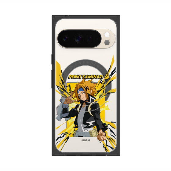 プレミアムスクエアケース with Pixelsnap［ 僕のヒーローアカデミア - ポップ - 上鳴 電気 ］