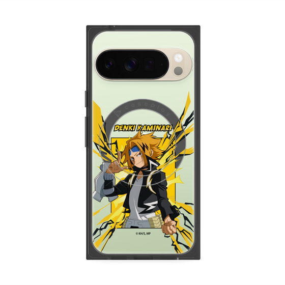 プレミアムスクエアケース with Pixelsnap［ 僕のヒーローアカデミア - ポップ - 上鳴 電気 ］