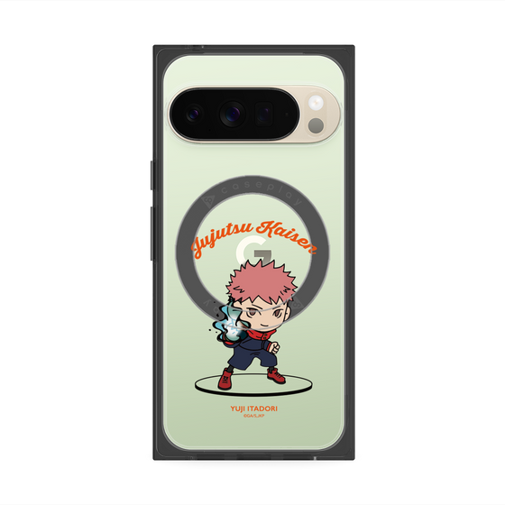 プレミアムスクエアケース with Pixelsnap［ 呪術廻戦 - ミニキャラ - 虎杖 悠仁 ］
