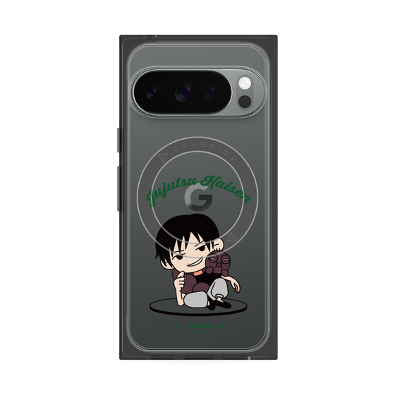 プレミアムスクエアケース with Pixelsnap［ 呪術廻戦 - ミニキャラ - 伏黒 甚爾（懐玉・玉折） ］