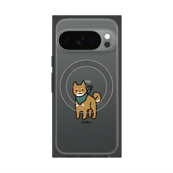 プレミアムスクエアケース with Pixelsnap［ オリジナル - CASEPLAYイヌ - shiba ］