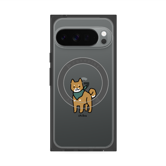 プレミアムスクエアケース with Pixelsnap［ オリジナル - CASEPLAYイヌ - shiba ］
