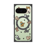 プレミアムスクエアケース with Pixelsnap［ オリジナル - CASEPLAYイヌ総柄 - color ］