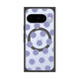 プレミアムスクエアケース with Pixelsnap［ オリジナル - 推し色水玉 - パープル ］