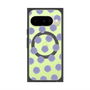 プレミアムスクエアケース with Pixelsnap［ オリジナル - 推し色水玉 - パープル ］