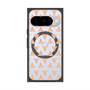 プレミアムスクエアケース with Pixelsnap［ オリジナル - 推し色三角 - オレンジ ］