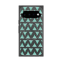 プレミアムスクエアケース with Pixelsnap［ オリジナル - 推し色三角 - グリーン ］