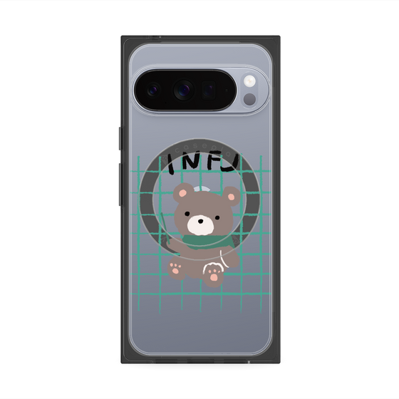 プレミアムスクエアケース with Pixelsnap［ オリジナル - INFJ 提唱者 - キャラクター ］