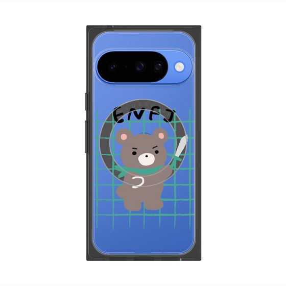 プレミアムスクエアケース with Pixelsnap［ オリジナル - ENFJ 主人公 - キャラクター ］