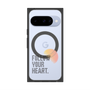 プレミアムスクエアケース with Pixelsnap［ オリジナル - ドットオーバーレイ - FOLLOW YOUR HEART/A ］