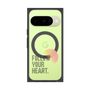 プレミアムスクエアケース with Pixelsnap［ オリジナル - ドットオーバーレイ - FOLLOW YOUR HEART/A ］