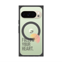 プレミアムスクエアケース with Pixelsnap［ オリジナル - ドットオーバーレイ - FOLLOW YOUR HEART/A ］