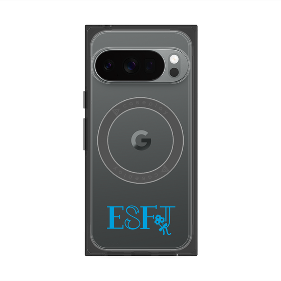 プレミアムスクエアケース with Pixelsnap［ オリジナル - ESFJ 領事 - アルファベット ］