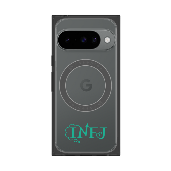 プレミアムスクエアケース with Pixelsnap［ オリジナル - INFJ 提唱者 - アルファベット ］
