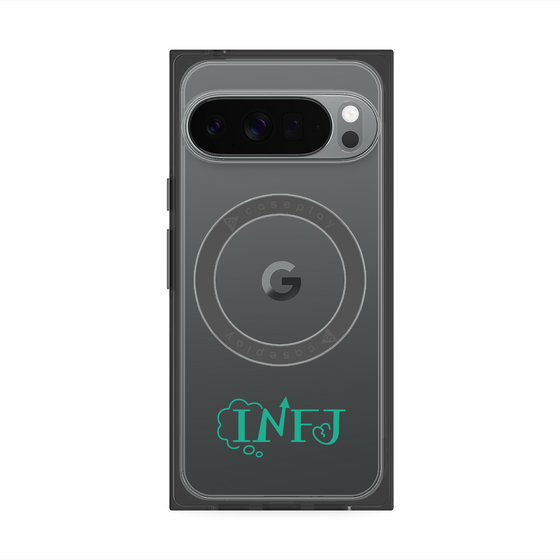 プレミアムスクエアケース with Pixelsnap［ オリジナル - INFJ 提唱者 - アルファベット ］