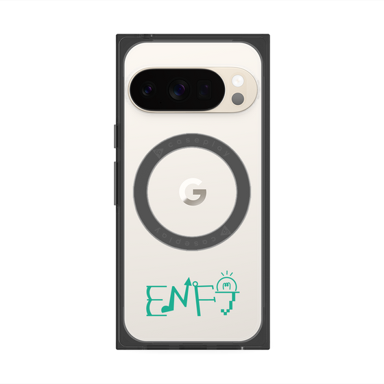 プレミアムスクエアケース with Pixelsnap［ オリジナル - ENFJ 主人公 - アルファベット ］