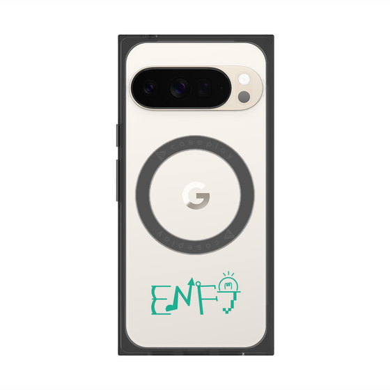 プレミアムスクエアケース with Pixelsnap［ オリジナル - ENFJ 主人公 - アルファベット ］