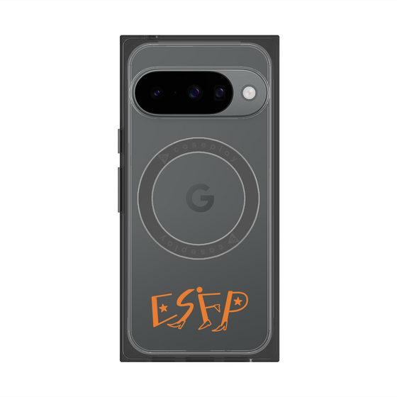 プレミアムスクエアケース with Pixelsnap［ オリジナル - ESFP エンターテイナー - アルファベット ］