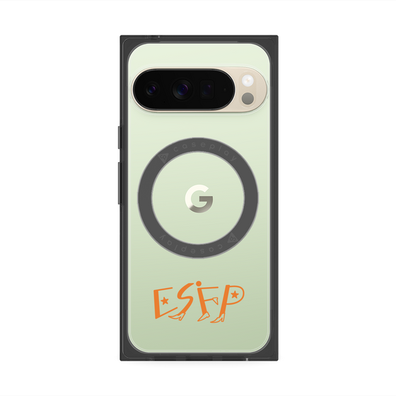 プレミアムスクエアケース with Pixelsnap［ オリジナル - ESFP エンターテイナー - アルファベット ］