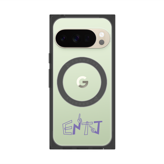 プレミアムスクエアケース with Pixelsnap［ オリジナル - ENTJ 指揮官 - アルファベット ］