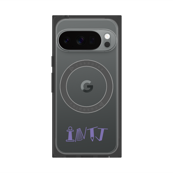 プレミアムスクエアケース with Pixelsnap［ オリジナル - INTJ 建築家 - アルファベット ］