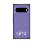 プレミアムスクエアケース with Pixelsnap［ オリジナル - ENTJ 指揮官 - アルファベット - パープル ］