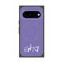 プレミアムスクエアケース with Pixelsnap［ オリジナル - ENTJ 指揮官 - アルファベット - パープル ］