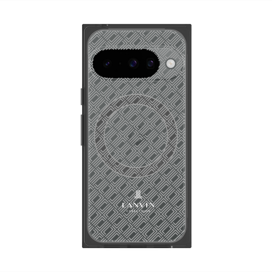 プレミアムスクエアケース with Pixelsnap［ LANVIN COLLECTION - ロゴパターン ］