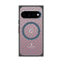 プレミアムスクエアケース with Pixelsnap［ LANVIN COLLECTION - ロゴパターン - ブルー ］