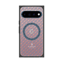 プレミアムスクエアケース with Pixelsnap［ LANVIN COLLECTION - ロゴパターン - ブルー ］