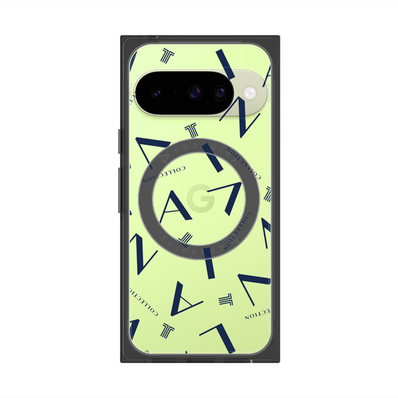 プレミアムスクエアケース with Pixelsnap［ LANVIN COLLECTION - タイポグラフィ ］