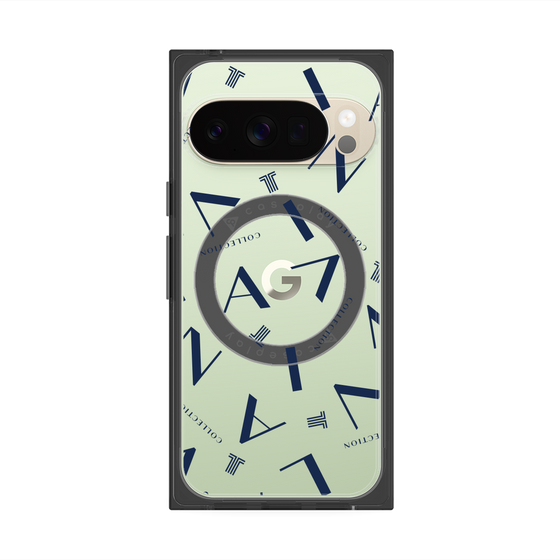 プレミアムスクエアケース with Pixelsnap［ LANVIN COLLECTION - タイポグラフィ ］