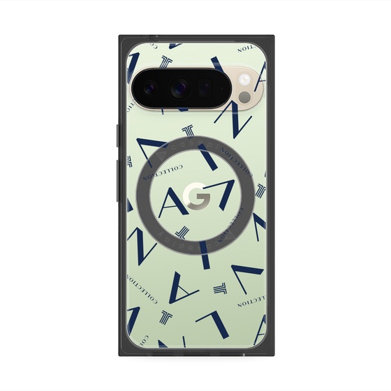 プレミアムスクエアケース with Pixelsnap［ LANVIN COLLECTION - タイポグラフィ ］